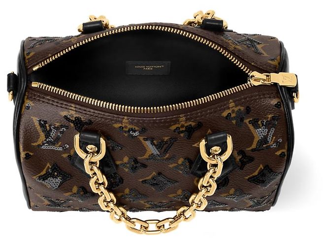 Louis Vuitton LV Speedy bandoliera 20 nuovo Marrone - vista 2
