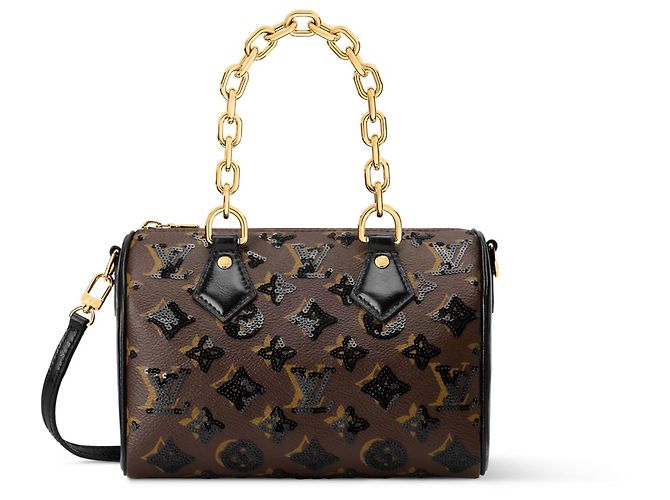 Louis Vuitton LV Speedy bandoliera 20 nuovo Marrone - vista 3