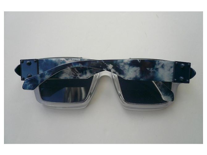 LOUIS VUITTON Occhiali da sole 1.1 Millionaires Nuovi Blu chiaro - vista 11