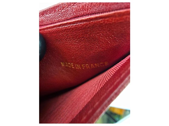 Carteras Chanel de cuero rojo Roja - vista 5
