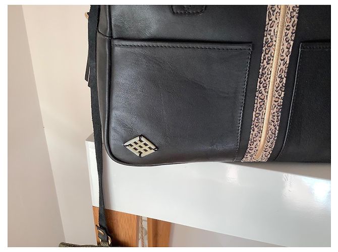Autre Marque Borsa a mano Marie Beldi Honoré in pelle nera Nero - vista 4