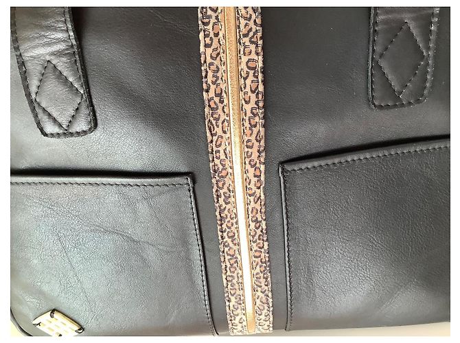 Autre Marque Borsa a mano Marie Beldi Honoré in pelle nera Nero - vista 6