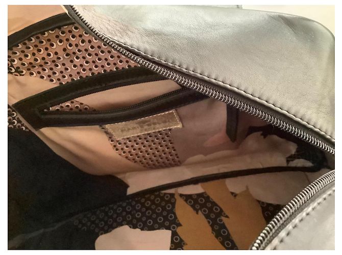 Autre Marque Borsa a mano Marie Beldi Honoré in pelle nera Nero - vista 9