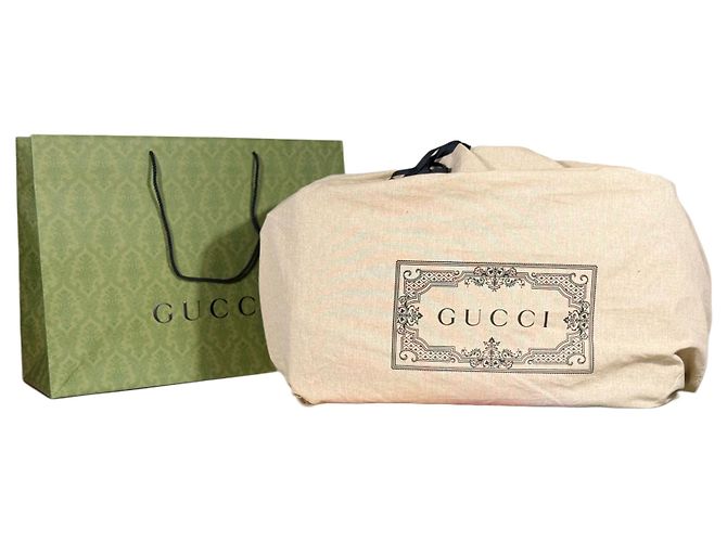Gucci Borsa da Viaggio GG Supreme Beige - vista 10