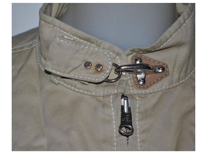Chaqueta Fay de algodón beige talla L - vista 2