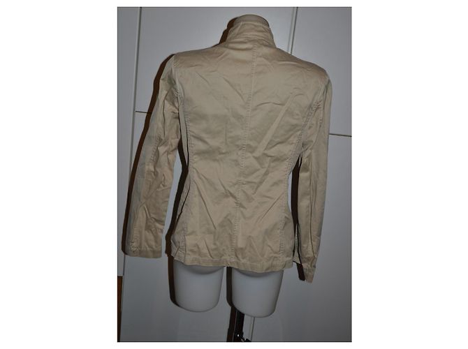 Chaqueta Fay de algodón beige talla L - vista 4