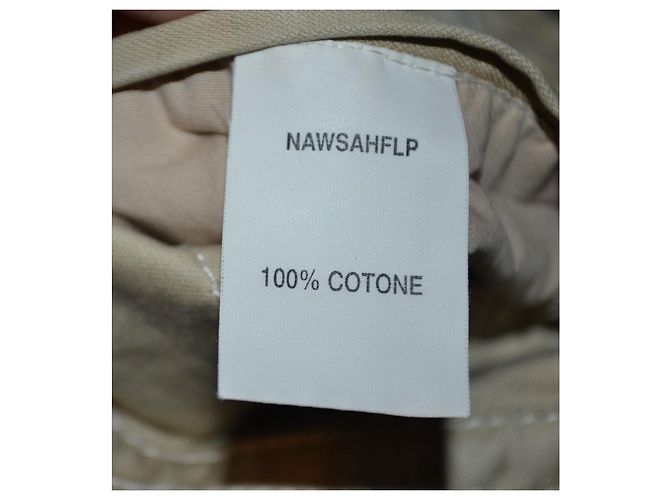 Chaqueta Fay de algodón beige talla L - vista 6