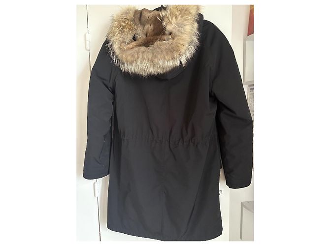 Parka Yves Salomon con Piel de Conejo y Coyote - vista 8