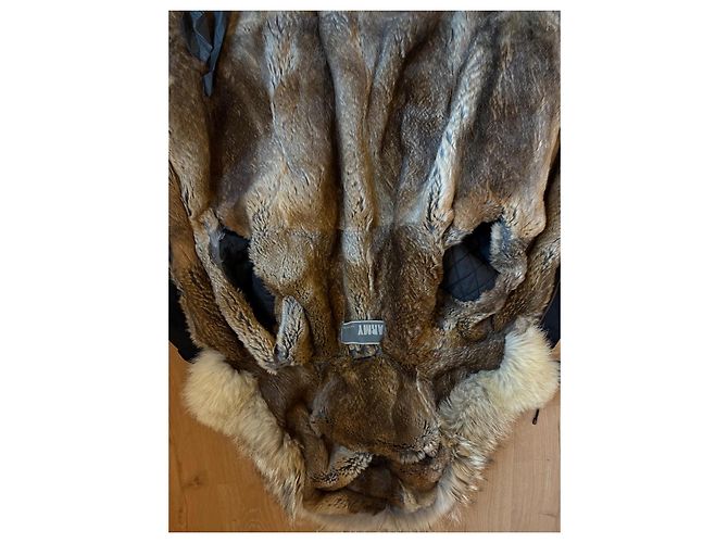 Parka Yves Salomon con Piel de Conejo y Coyote - vista 9