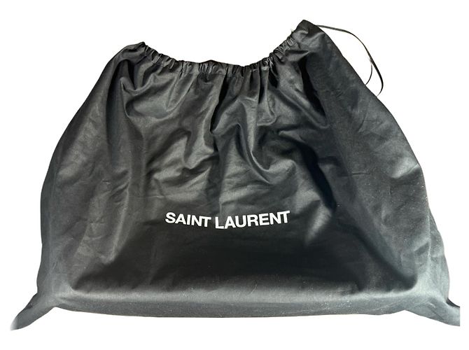 Borsa da viaggio Saint Laurent GIANT nera in pelle Nero - vista 10