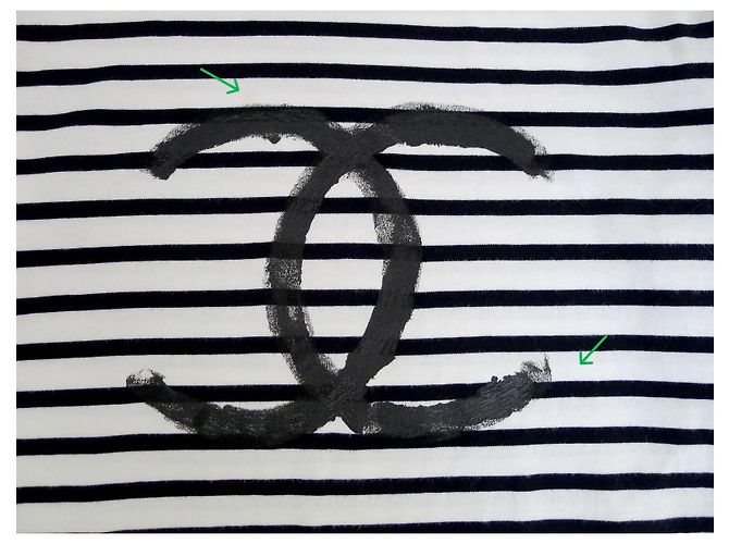 Chanel Tops Schwarz Weiß - Ansicht 6