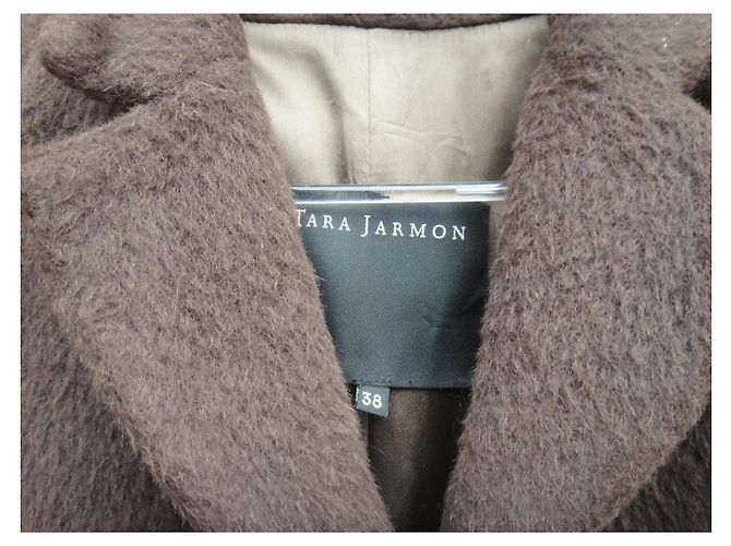 Abrigo Tara Jarmon Amelia de lana y alpaca marrón Castaño - vista 4