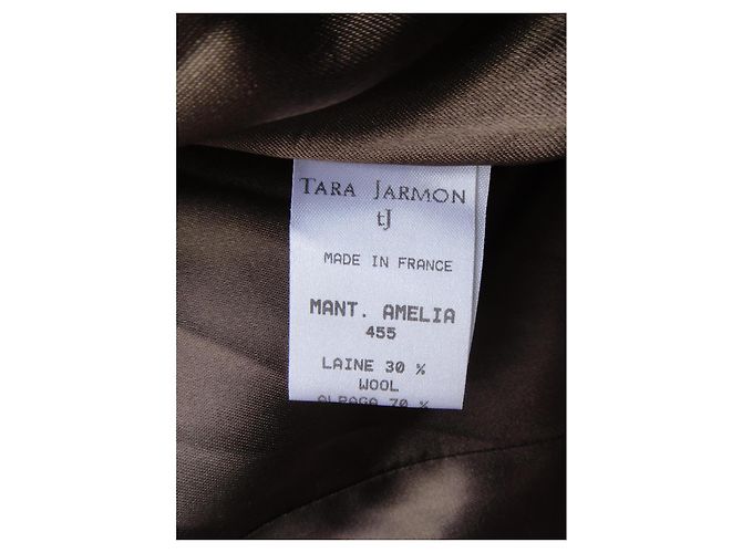 Abrigo Tara Jarmon Amelia de lana y alpaca marrón Castaño - vista 5