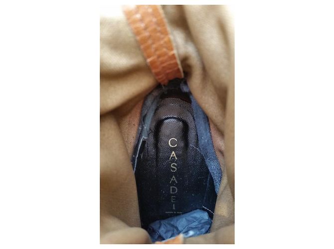 BOTAS DE CUERO CASADEI EN SCOMOSCIATA Marrón claro - vista 2
