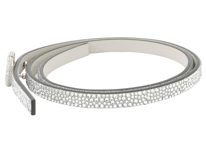Valentino Garavani V Strass-Ledergürtel - view 2