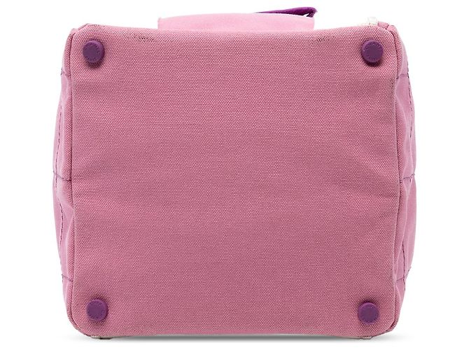 Chanel Pink Canvas Square Stitch Tote - Ansicht 3