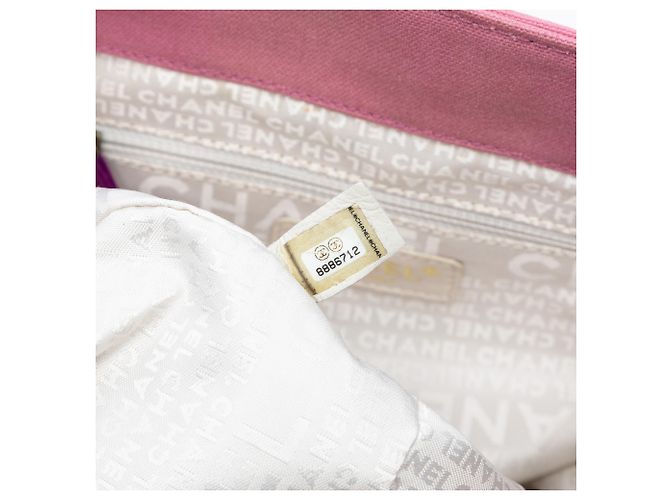 Chanel Pink Canvas Square Stitch Tote - Ansicht 5