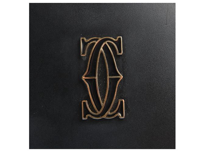 Cartier C de Cartier Borsa a spalla Nera in Pelle Nero - vista 5