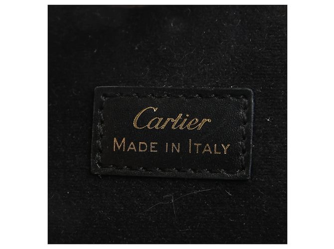 Cartier C de Cartier Borsa a spalla Nera in Pelle Nero - vista 6