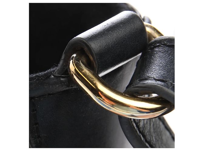 Cartier C de Cartier Borsa a spalla Nera in Pelle Nero - vista 9