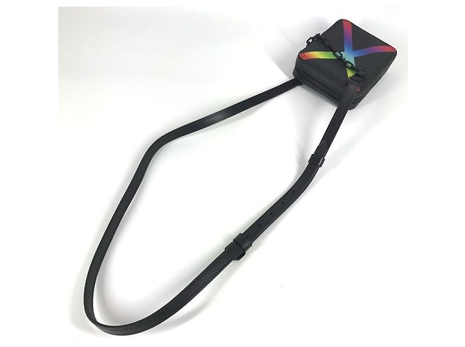 Pochette Messenger Danube Rainbow Taiga Louis Vuitton Nero Multicolore - vista 6