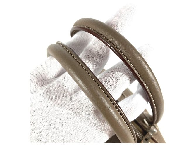 Borsa Hermès Bolide 31 in grigio Etoupe Marrone Taupe - vista 10