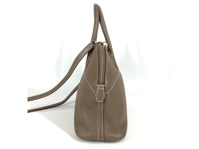 Borsa Hermès Bolide 31 in grigio Etoupe Marrone Taupe - vista 3