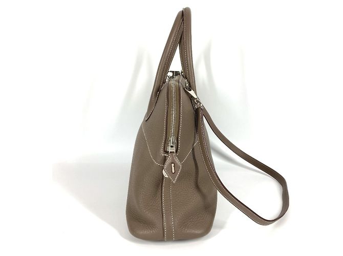 Borsa Hermès Bolide 31 in grigio Etoupe Marrone Taupe - vista 4