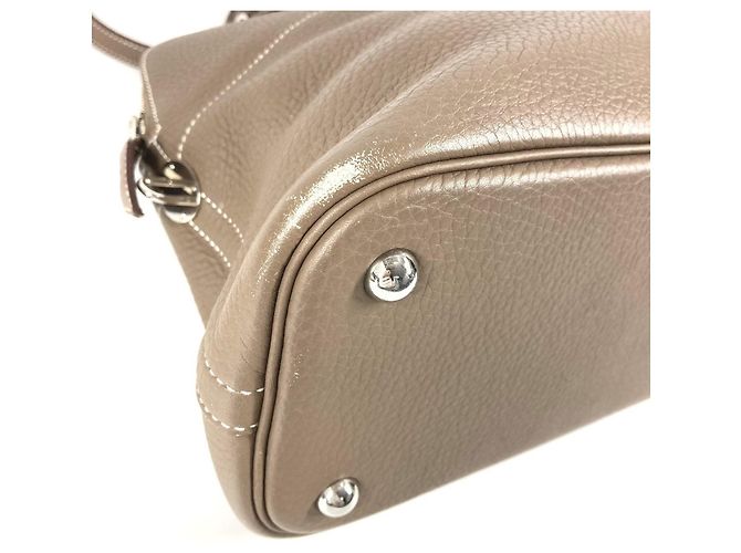 Borsa Hermès Bolide 31 in grigio Etoupe Marrone Taupe - vista 7