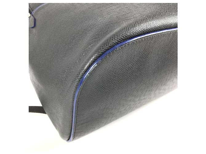 Borsa a tracolla Anton in Taiga di Louis Vuitton Nero Blu Multicolore Grigio - vista 7