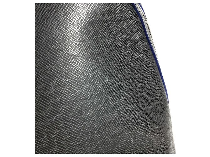 Borsa a tracolla Anton in Taiga di Louis Vuitton Nero Blu Multicolore Grigio - vista 8
