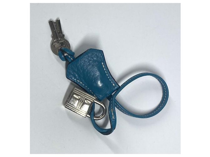 Borsa Tote Hermès Birkin 35 in Blue Jean - vista 15