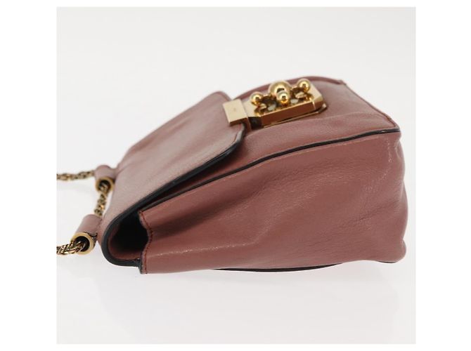Chloé Kleine Chloe Elsie Chain Schultertasche aus Leder - Ansicht 4