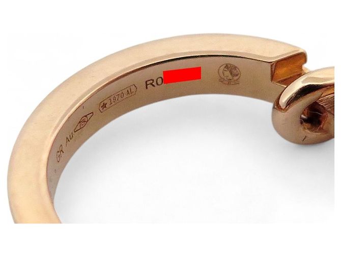 NUOVO COLLANA REPOSSI ANTIFER PENDENTE IN ORO ROSA 18K CON DIAMANTI D'oro - vista 12