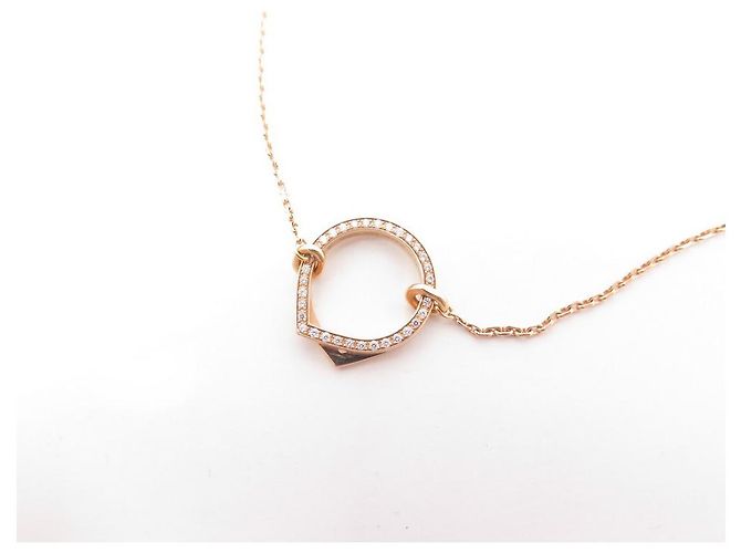 NUOVO COLLANA REPOSSI ANTIFER PENDENTE IN ORO ROSA 18K CON DIAMANTI D'oro - vista 3