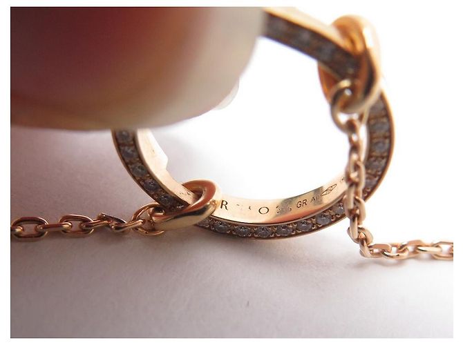 NUOVO COLLANA REPOSSI ANTIFER PENDENTE IN ORO ROSA 18K CON DIAMANTI D'oro - vista 6