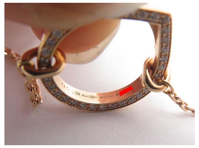 NUOVO COLLANA REPOSSI ANTIFER PENDENTE IN ORO ROSA 18K CON DIAMANTI D'oro - vista 7