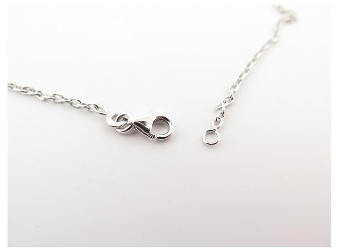Hermès NEUE HERMES POP H PENDANT-HALSKETTE ROTLAK PALLADIUM + SILBERNE KETTE - Ansicht 3