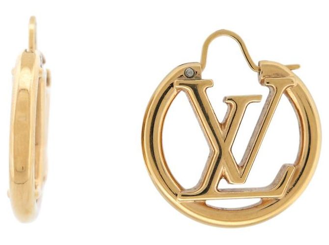 ORECCHINI LOUIS VUITTON LOUISE PM M00396 ORECCHINO IN METALLO D'oro - vista 2