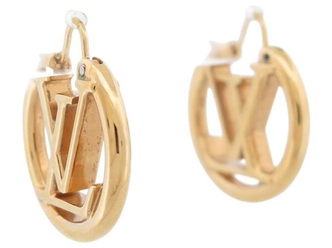 ORECCHINI LOUIS VUITTON LOUISE PM M00396 ORECCHINO IN METALLO D'oro - vista 4