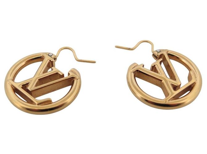 ORECCHINI LOUIS VUITTON LOUISE PM M00396 ORECCHINO IN METALLO D'oro - vista 6