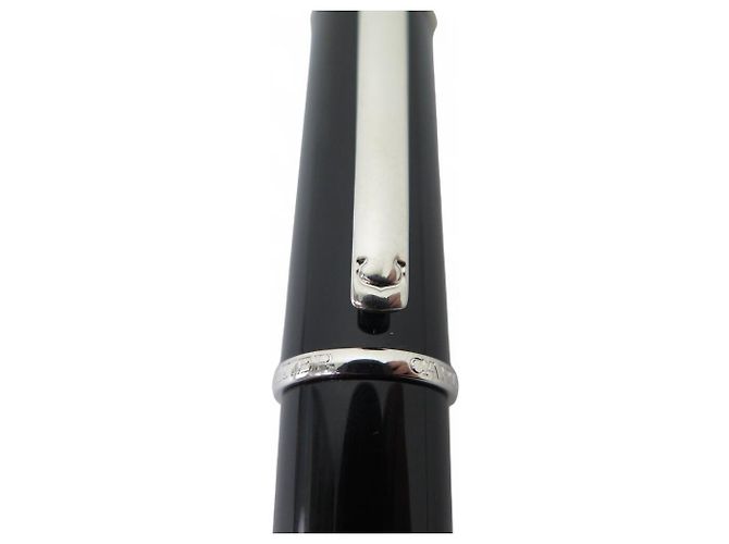 NEUER CARTIER DIABOLO ROLLERBALL-STIFT AUS SCHWARZEM HARZ - Ansicht 7