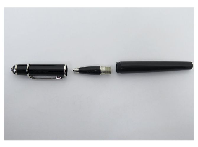 NEUER CARTIER DIABOLO ROLLERBALL-STIFT AUS SCHWARZEM HARZ - Ansicht 9