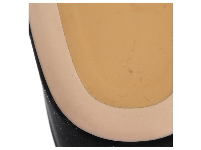 Sandali Miu Miu in velluto nero con plateau - vista 7