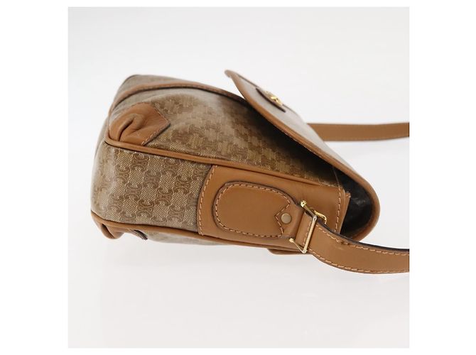 Céline Borsa a Spalla Celine Macadam in Pelle PVC Beige - vista 5