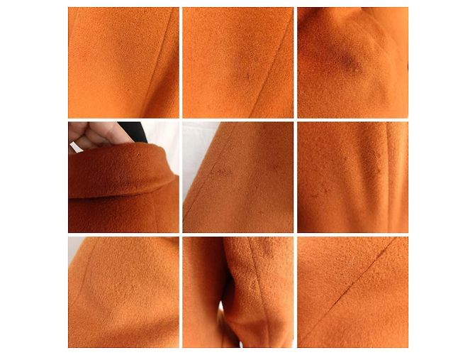 Hermès Cappotto Hermes vintage inizio anni '80 Marrone - vista 11