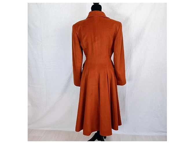 Hermès Cappotto Hermes vintage inizio anni '80 Marrone - vista 2