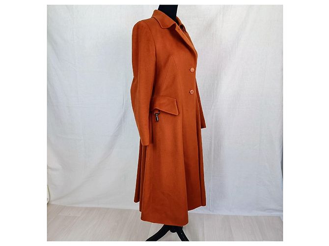 Hermès Cappotto Hermes vintage inizio anni '80 Marrone - vista 5