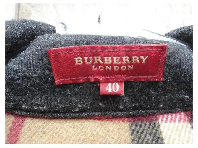 Abrigo Burberry London Duffle de lana gris oscuro Gris antracita - vista 4