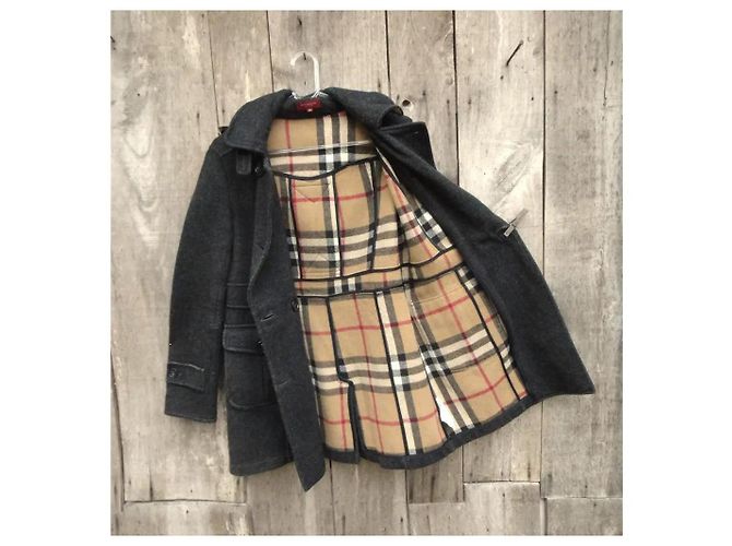 Abrigo Burberry London Duffle de lana gris oscuro Gris antracita - vista 5